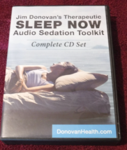 Jim Donovan&#39;s Therapeutic SLEEP NOW Audio Sedation Toolkit Complete 8 CD Set - £16.06 GBP