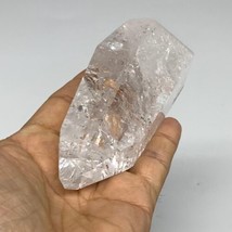 263.8g, 3.5&quot;x1.9&quot;x1.7&quot;, Cracked Quartz Crystal Tower Point Obelisk @Brazil, B324 - £103.15 GBP