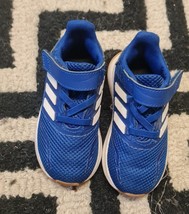 Adidas Blue Trainers For Baby Size 6k/23eur Express Shipping - £0.71 GBP