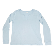 Splendid Sweater Womens Medium Light Blue Lightweight V-neck Pullover - $10.41