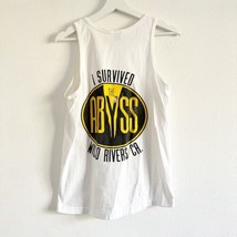 Vintage Wild Rivers “The Abyss” Tank Top CA White Adult M Anvil Water Pa... - £17.27 GBP