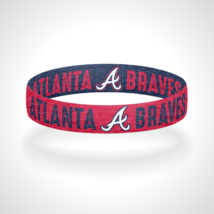 Reversible Atlanta Braves Bracelet Wristband Chop On Baseball - £9.34 GBP+