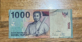 2012 Bank Indonesia 1000 Rupiah note Good Condition - £1.27 GBP