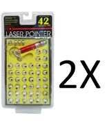 42-Head Keychain Laser Pointer Kit Batteries Included (set of 2) - $19.46