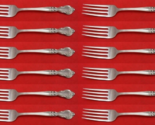 American Classic by Easterling Sterling Silver Salad Fork Set 12pc 6 1/2&quot; - £564.08 GBP