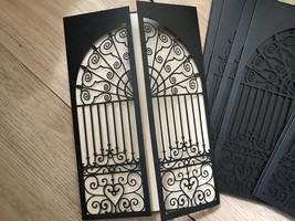 Gate custom wedding invitate card,Laser Cut Wedding Invitation,50pcs Inv... - £43.00 GBP