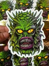 Frankenhorrors Swamp Beast Creature 5&quot; Die Cut Vinyl Sticker Classic Horror - £3.16 GBP