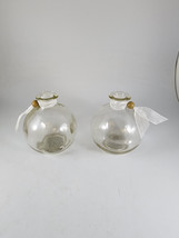 Diffuser Bottle Clear Glass Set of 2 Empty - $16.82