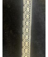 Vintage 10 Yards Natural Delicate Crochet Lace Edge Scalloped Trim 1  1/4&quot; - €6,67 EUR
