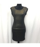 BeBop adorable black &amp; gold dress ladies medium - $14.65 CAD