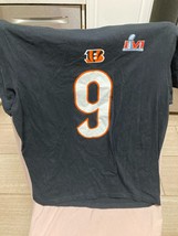 Nike Cincinnati Bengals Super Bowl LVI #9 Joe Burrow Shirt Size XL - $19.80