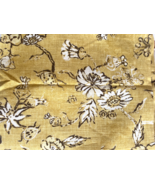 Threshold Tablecloth 50x50 Gold Yellow White Brown Floral Square Summer ... - $552.16 MXN