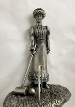 Franklin Mint Pewter Figurine American People Series The Gibson Girl 187... - £14.23 GBP