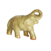 c1940 Celluloid Cracker Jack Circus Elephant Miniature Prize Charm Vintage - $9.95