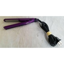 Conair Mini Pro 2 in 1 Ceramic Styler Straightener Curler Model CS69PR Purple - £11.91 GBP