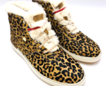 Hush Puppies Sabine Fur Ankle Boots- Leopard Calf Hair, US 9.5M - £24.30 GBP