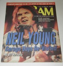 Neil Young BAM Magazine Vintage 1990 Black Cactus Stampede Love/Hate A'm... - $29.99