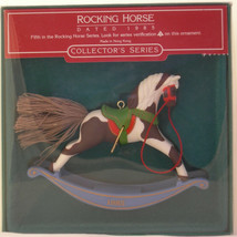 Hallmark &quot;ROCKING HORSE&quot; DATED 1985 Fifth in the Rocking Horse Series - £14.38 GBP