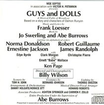 Guys and Dolls: Original Cast Album [Audio CD] Norma Donaldson; Robert Guillaume - £3.11 GBP