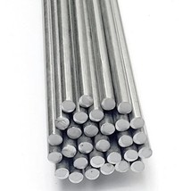 Bright Annealed Solid Round Rod Mild Steel 1/4&quot; dia. x 36&quot; Long x 30 Pcs Metal - £42.63 GBP
