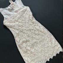 LILLY PULITZER fulton DRESS sz 4 papillon lace buttefly gold cream wedding RARE - £118.68 GBP