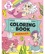 Mermaid 100 Page Coloring Book For Girls, Colouring Children’s 4,5,6,7,8... - $147.00 MXN