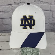 Nortre Dame Under Armour Hat Mens Fitted Sz L/XL White Ball Cap  - $19.79