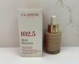 Clarins Skin Illusion Natural Hydrating Foundation #102.5 Porcelain SPF ... - $32.66