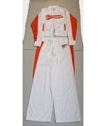 New AUTHENTIC HOOTERS ▪ Jumpsuit Track Warm Up Suit ▪ White/Orange (S) S... - £51.10 GBP