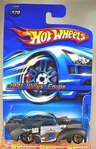 2006 Hot Wheels Mainline #170 1941 WILLYS COUPE Flat Black Gold Base w/Gold 5 Sp - £7.58 GBP