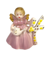 Josef Originals Vintage 4th Birthday Girl Angel Fairy Porcelain Taiwan P... - £15.09 GBP