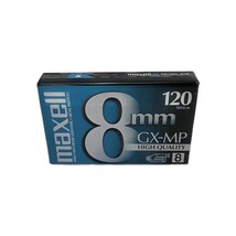 Maxell 8mm GX-MP High Quality 120 Camcorder Video Cassette Tape New Sealed - $141.51 MXN