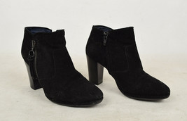 Schmoove Heroine Ankle Boots Womens Chelsea Black Suede Heel 36 - $34.65