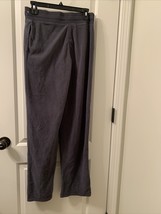 Danskin Now Women&#39;s Plus Size XXL Micro Fleece Pants Pockets Elastic Waist Gray - $35.34