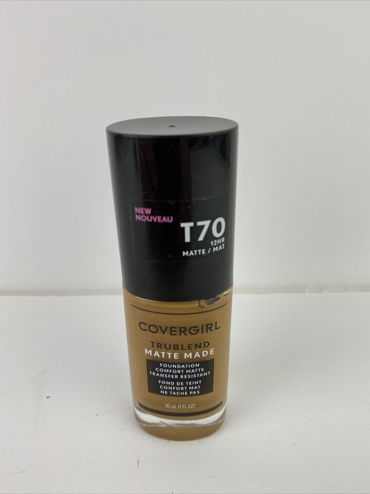 COVERGIRL Trublend Foundation T70 Caramel Matte Comfort Transfer Resistant - $2.92
