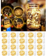 20 Pack Fairy Lights Battery Operated 3.3ft 20 LED Mini String Lights Tw... - £32.23 GBP