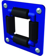 Coxreels 4RB Heavy Gauge Powder Coated Steel 4-Way Roller Bracket, 1/4&quot;-... - $220.46 MXN