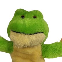 Ganz Plush Playtime Puppets Frog H11838 Green Hand Glove Tree Orange 13" - $12.51