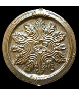 Round Hellenistic Rosette Kitchen Backsplash Decorative Tile Bronze finish - £15.45 GBP
