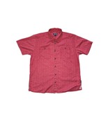 Patagonia Shirt Mens Large Micro Medusa Adzuki Red Back Step Button Shor... - $305.51 MXN