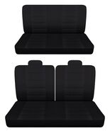 Fits 1969 to 1976 Oldsmobile 88 2door Front 50-50 top and Rear bench sea... - $159.99