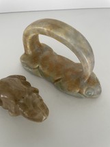 Studio Pottery Ceramic Frogs Lot Of 2 Weller Style Frog Collector Collec... - $265.33 MXN