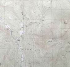 Map Puzzle Mountain Maine 1984 Topographic Geo Survey 1:24000 27 x 22&quot; T... - $44.99
