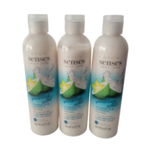 Avon Senses Sparkling Starfruit &amp; Coconut Body Lotion 8.4oz Sealed Lot of 3 - $17.72
