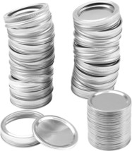 20 Pack 86mm Wide Mouth Canning Lids, GOLF Mason Jar Split-type Lids &amp; Bands - £18.37 GBP