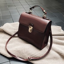 Vintage Square Crossbody bag 2022 Fashion New High quality PU Leather Women&#39;s De - £19.58 GBP