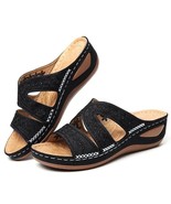 Orthopedic Flat Mules Summer Women Slippers Comfy Open Toe Shoes Sandals... - $39.30 CAD