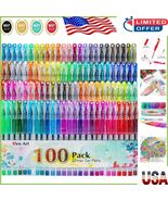 Colorful Glitter Gel Pens for Adults - 100 Pack of Smooth, Non-Toxic Mar... - $589.73 MXN