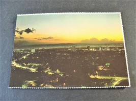 The Lights of Kingston Glitter as the sun sets, Jamaica-Unposted Postcard. - £5.22 GBP