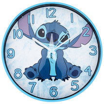 Lilo &amp; Stitch Sitting Cute 10&quot; Wall Clock Blue - £21.22 GBP